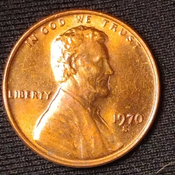 🔥1970 S Double Die Obverse Lincoln Penny,🔥 In ABSOLUTE BRILLIANT Condition!💯 - Picture 5 of 11